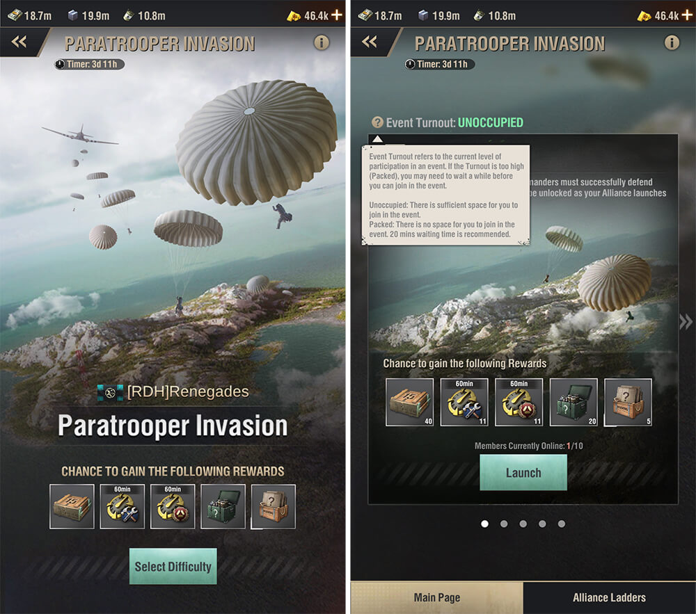 Paratrooper Invasion Warpath Screenshot