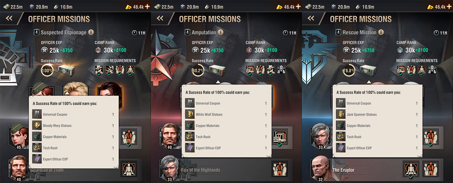 officer mission